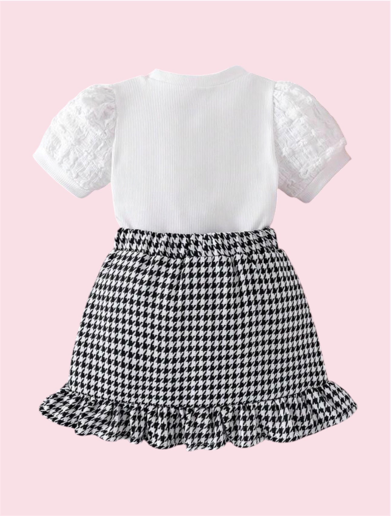 2 pcs set / black & white